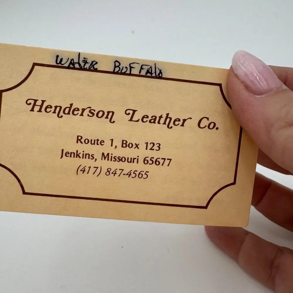 Mens Wallet Water Buffalo Single Fold Madi in the USA